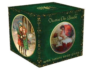 English Christmas Balls with Soaps