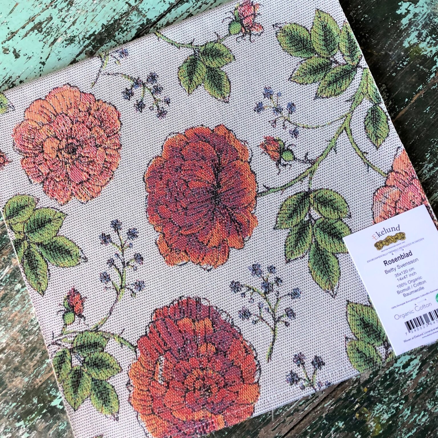 Ekelund table runners Swedish Rosenblad