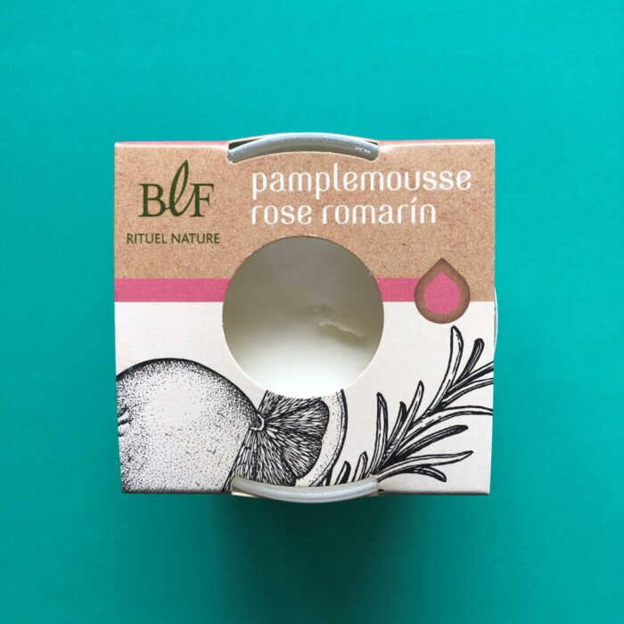 Bougies la Francaise scented candle grapefruit rosemary