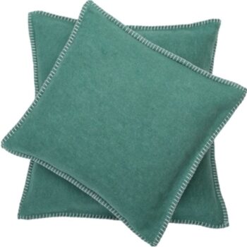 David Fussenegger pillow covers teal