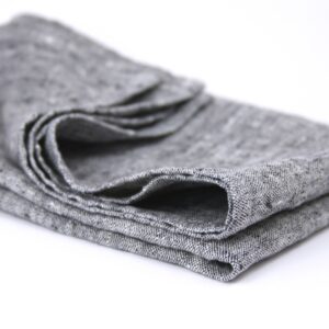 Linen Case black linen kitchen towel