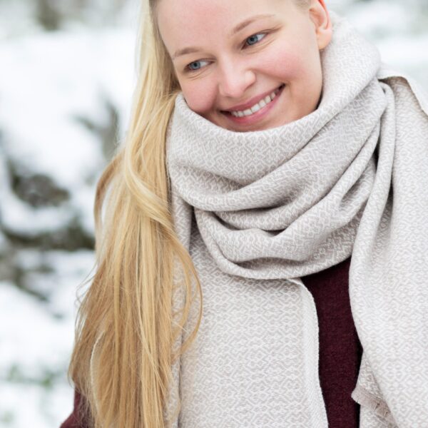 Lapuan Kankurit merino wool scarf Finland