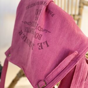 Atelier Costa Pink linen aprons made in Spain