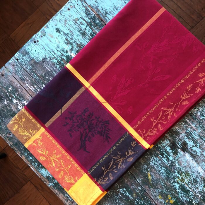 Le Cluny tablecloths Provence Luberon Red