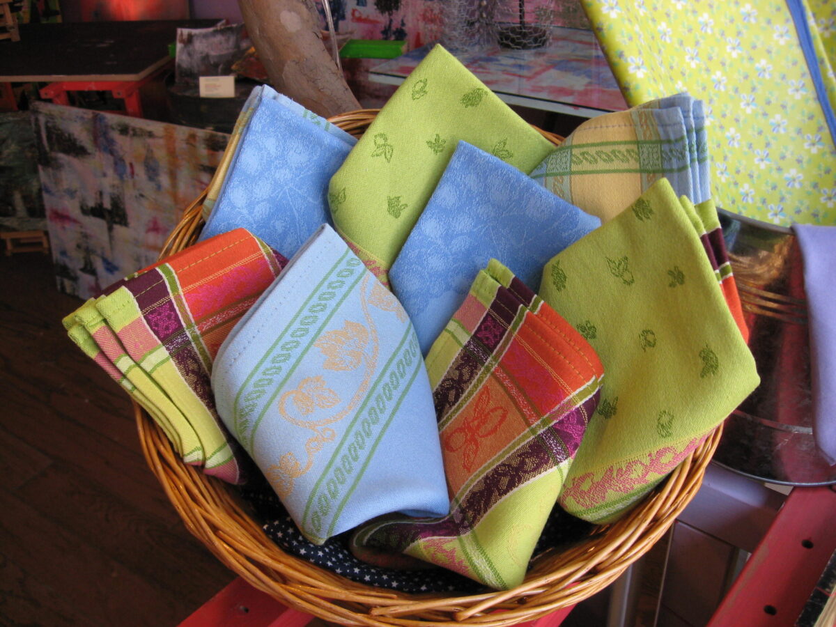 Le Cluny Provence napkins cotton French