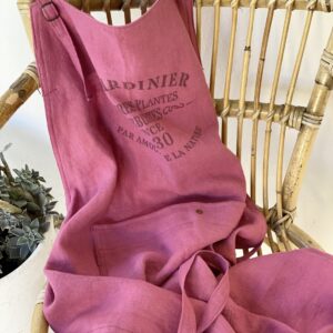 Linen Aprons Pink Atelier Costa Spain