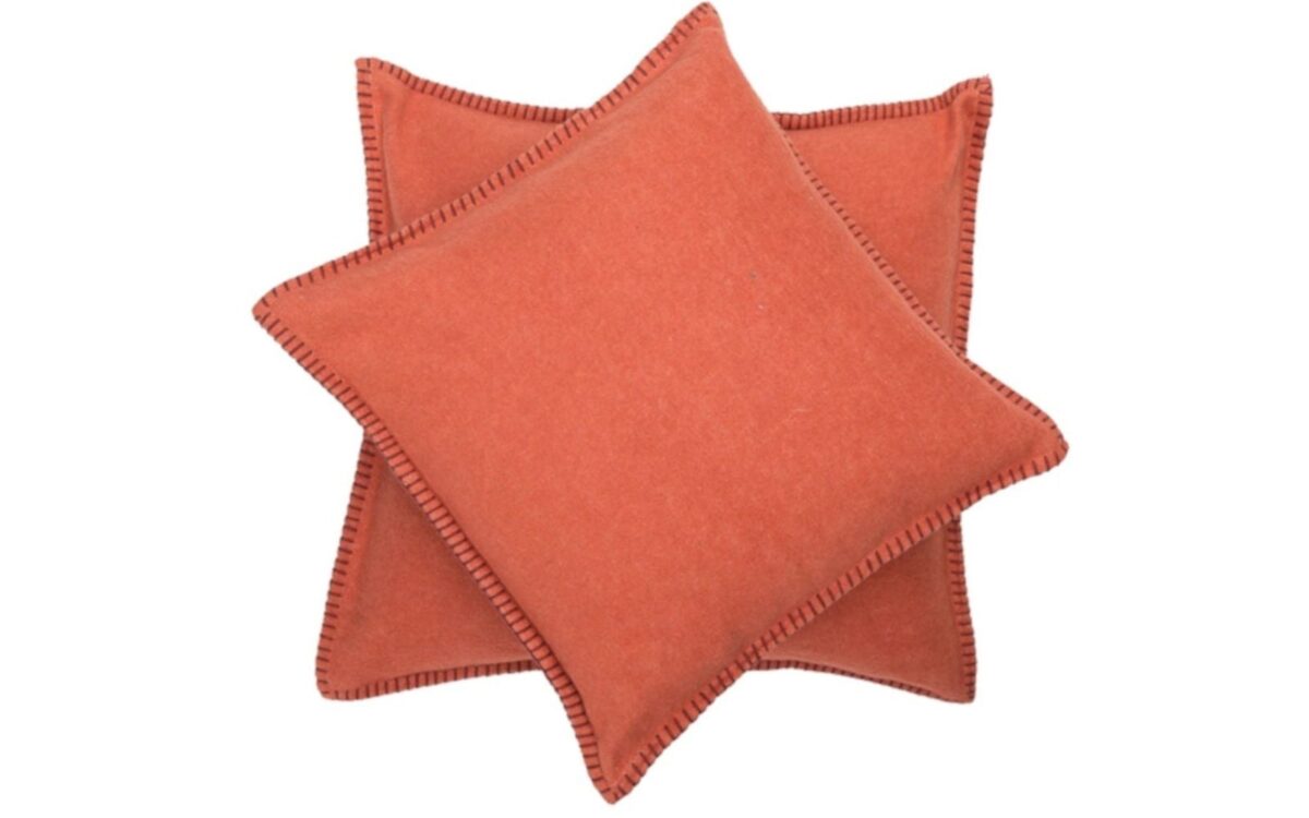 David Fussenegger pillow covers orange