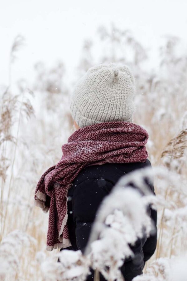 Lapuan Kankurit Koli merino wool scarf Finland