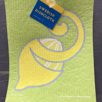 Lemon Zest Swedish Dishcloth - THREE LEFT