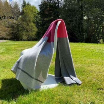 Green Grove Weavers Merino Blanket-Throw ASTER MELBA - SOLD OUT