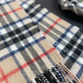 LOCHCARRON of Scotland Lambswool THOMSON CAMEL TARTAN
