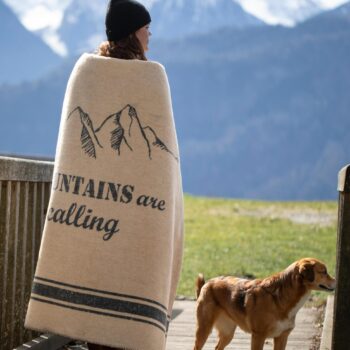 David Fussenegger Mountains Are Calling Blanket