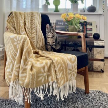 Kerstin Landström Farmhouse Blankets ANNO 1862 YELLOW - 15% Pre-Order Discount till October 20