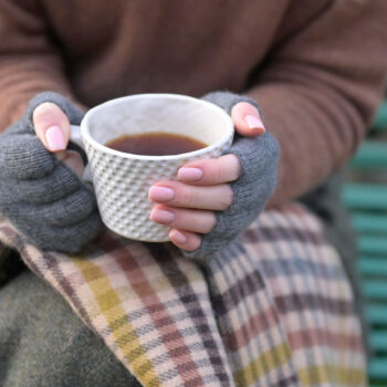 LOCHCARRON of Scotland Lambswool FORTH ANTIQUE GLEN CHECK TARTAN