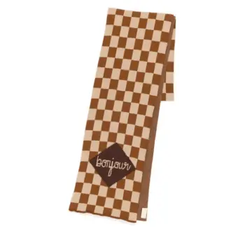 Biquette Cotton Knit Scarf BONJOUR